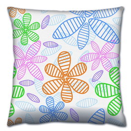 Aberto Design Cojín Multicolor 43 x 43 cm